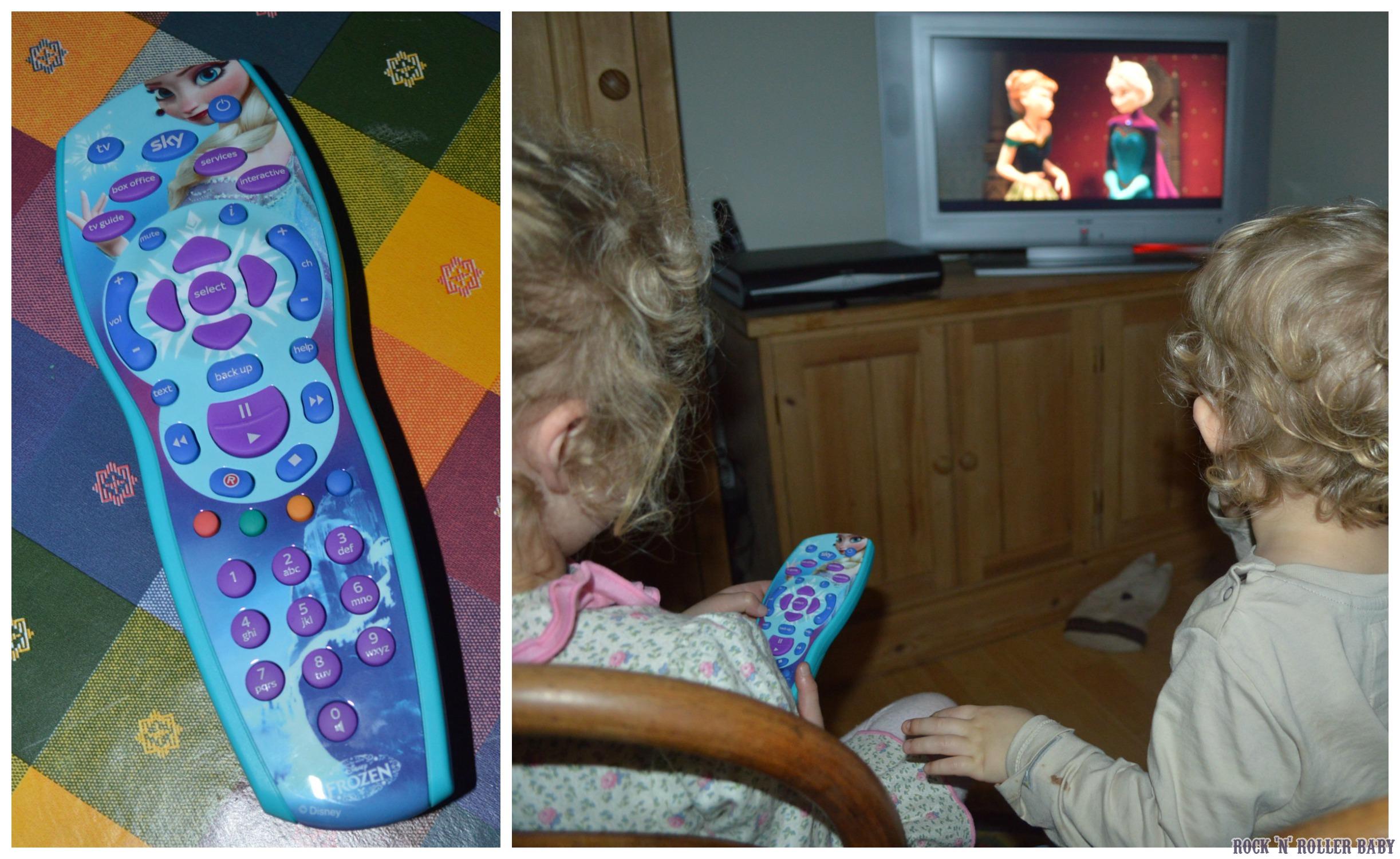 A Dinesy’s Frozen Sky Remote Control! RocknRollerBaby