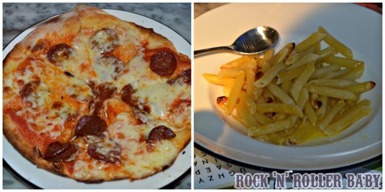 And the children are similar creatures in their Piccolo choices of American Pizza for J and the Burro for F. They don't even have this pasta dish on the menu anymore but they will always make it for her wherever we go!
