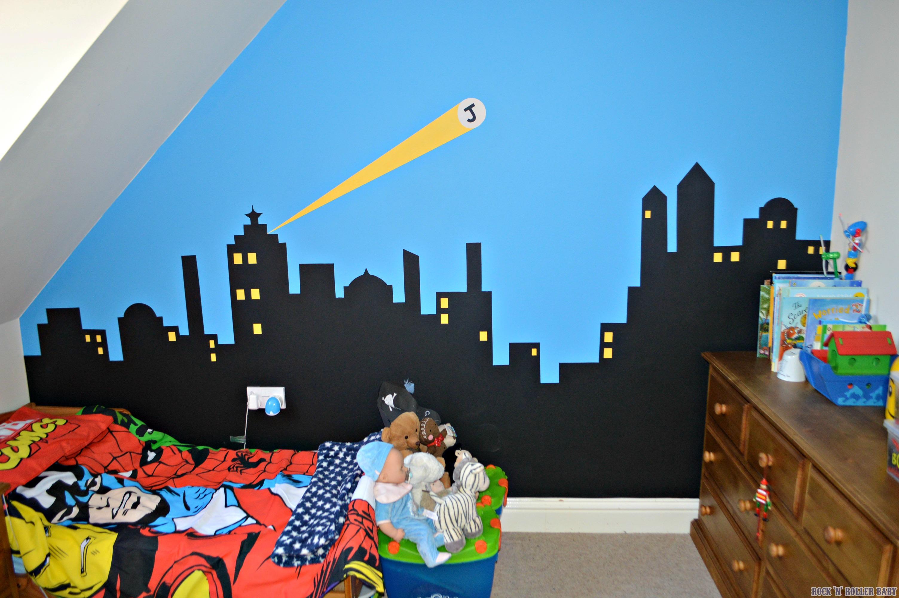 A Superhero Themed Bedroom With Dulux! RocknRollerBaby