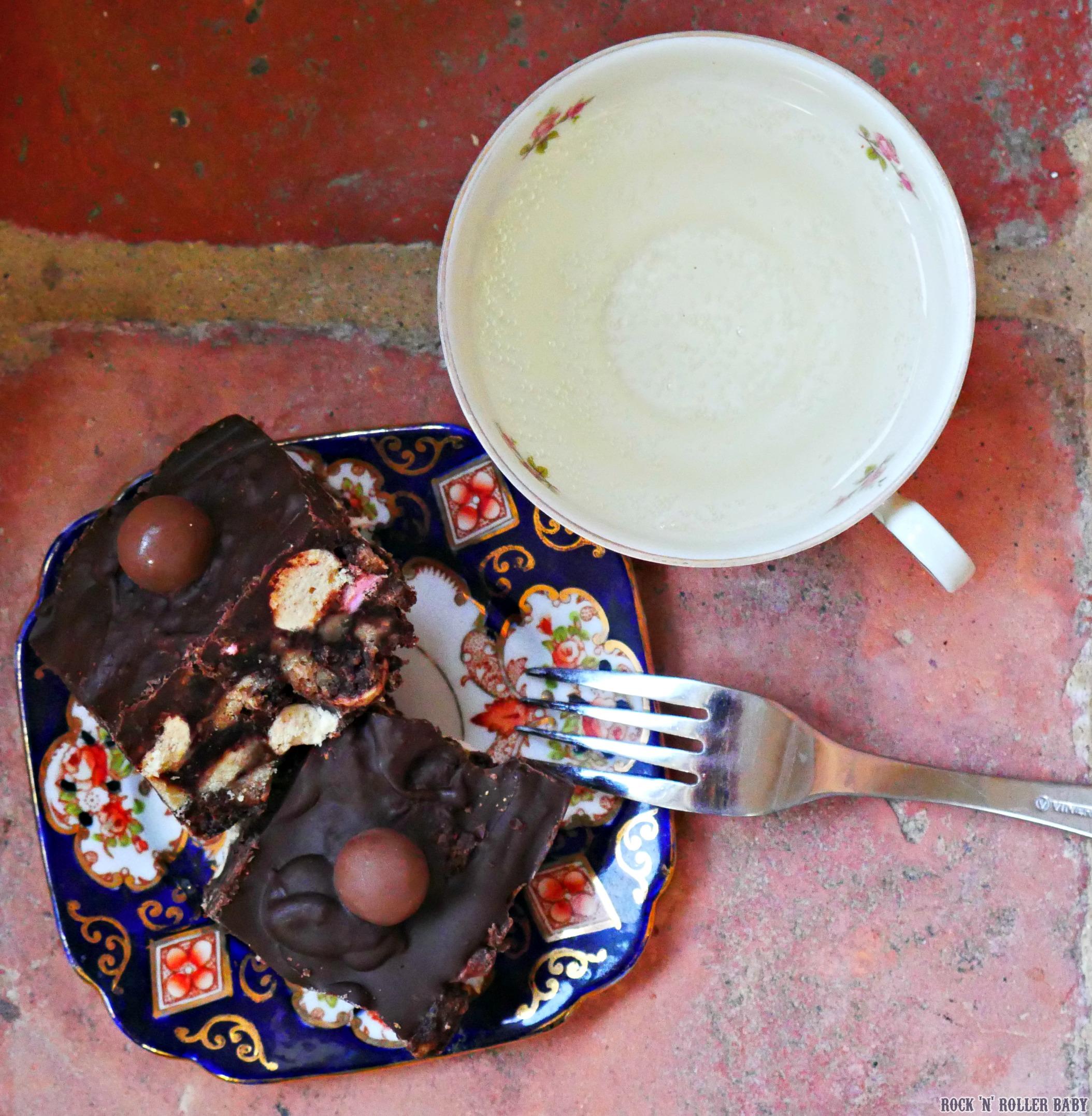 Chocolate Malteser Tiffin Cake Chocolate Malteser Tiffin Cake