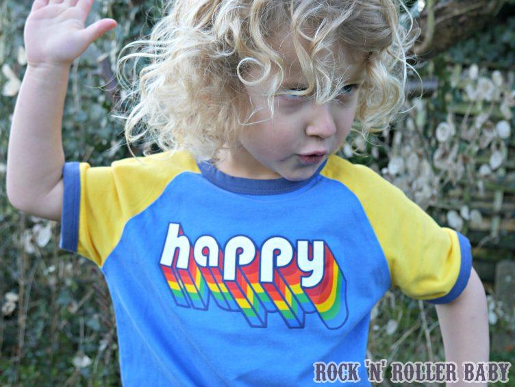 And here's Jimmy in his 'Happy' T-Shirt (£&-£9). Isn't it gorgeous!